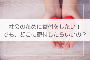寄付先 どこがいい
